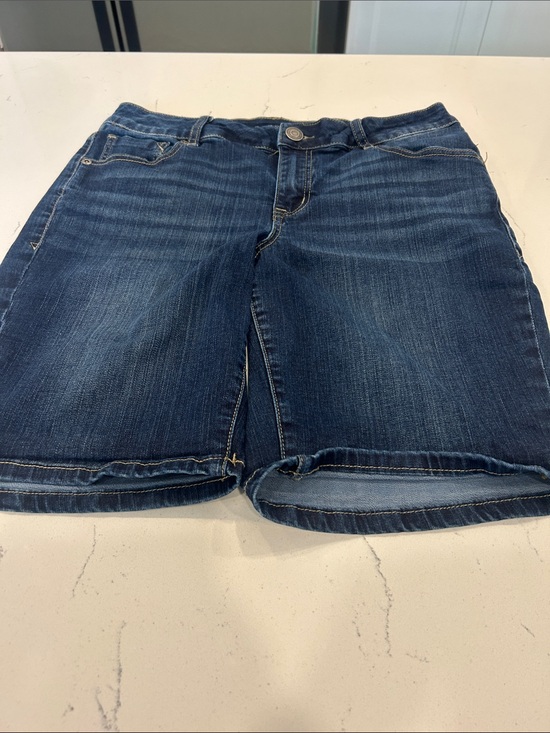 Maurices Pants - Maurices Indigo High-Rise Denim Shorts-Size 10